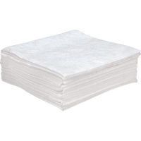 Premium Anti Static Sorbent Pads, Oil Only, 30" x 30", 55 Gal. Absorbancy Planification Entrepots Molloy