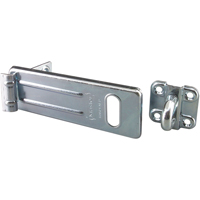 General Security Hardened Steel Hasp, Silver Planification Entrepots Molloy