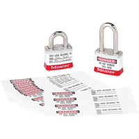 Étiquettes d'identification à photo pour cadenas en thermoplastique Zenex<sup>MC</sup> SEJ533 | Planification Entrepots Molloy