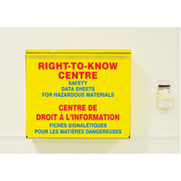 Storage Cabinets, English & French, Binders Included Planification Entrepots Molloy