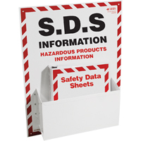 MSDS or SDS Information Centres, English, Binders Included Planification Entrepots Molloy