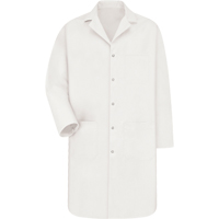 Lab Coat, Poly-Cotton, Small, White Planification Entrepots Molloy