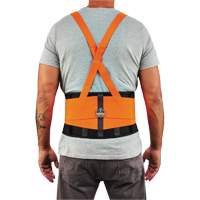 Ceinture de support dorsal haute visibilit&eacute; en &eacute;lasthanne ProFlex 100HV, &eacute;lastique, T-petit Planification Entrepots Molloy