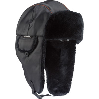 Chapeau de trappeur classique N-Ferno 6802, Doublure en Fourrure synth&eacute;tique, Moyen/Petit, Noir Planification Entrepots Molloy