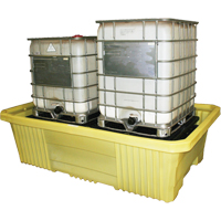 Double IBC 4000i Without Drain, 750 US gal. Spill Capacity, 113" x 71" x 32" Planification Entrepots Molloy