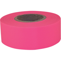 Ruban de signalisation Sub-Zero, 1,2" la x 150' lo, Rose fluorescent Planification Entrepots Molloy