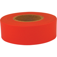 Ruban de signalisation Sub-Zero, 1,2" la x 150' lo, Rouge fluorescent Planification Entrepots Molloy