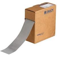ToughStripe&reg; Floor Marking Tape, 2" x 100', Polyester, Grey Planification Entrepots Molloy