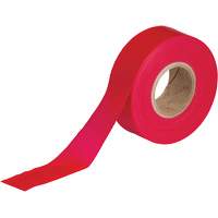 Flagging Tape, 1.188" W x 300' L, Red Planification Entrepots Molloy