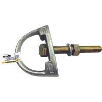 Sangle d'ancrage Miller avec avec quincaillerie, Anneau en D, Usage Permanent Planification Entrepots Molloy