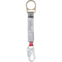 PRO Rope Shock-Absorber, 1.5', Snap Hook/Carabiner Center, Snap Hook Leg Ends, Nylon Planification Entrepots Molloy