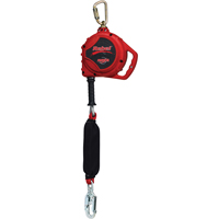 Rebel Self Retracting Lifeline for Leading Edge, 20', Galvanized Steel, Swivel Planification Entrepots Molloy