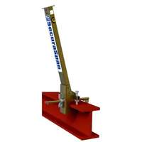 SecuraSpan I-Beam HLL Stanchion with Base Planification Entrepots Molloy