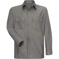 Long Sleeve Ripstop Shirt, Men's, 3X-Large, Grey Planification Entrepots Molloy