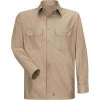 Long Sleeve Ripstop Shirt, Men's, 3X-Large, Khaki Planification Entrepots Molloy