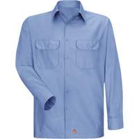 Long Sleeve Ripstop Shirt, Men's, 3X-Large, Blue Planification Entrepots Molloy