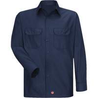 Long Sleeve Ripstop Shirt, Men's, 3X-Large, Navy Blue Planification Entrepots Molloy