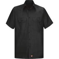 Short Sleeve Ripstop Shirt, Men's, 3X-Large, Black Planification Entrepots Molloy