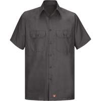 Short Sleeve Ripstop Shirt, Men's, 3X-Large, Charcoal Planification Entrepots Molloy