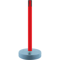 Outdoor TensaBarrier&reg; - Receiver Posts, 37" High, Red Planification Entrepots Molloy