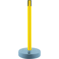 Outdoor TensaBarrier&reg; - Receiver Posts, 37" High, Yellow Planification Entrepots Molloy
