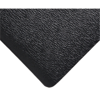 Deluxe Soft Step No. 444 Mats, Pebbled, 3' x 5' x 5/8", Black, PVC Sponge Planification Entrepots Molloy