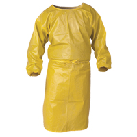 KleenGuard Chemical Spray Protective Smock, Polypropylene, Yellow, 34" W x 52" L Planification Entrepots Molloy
