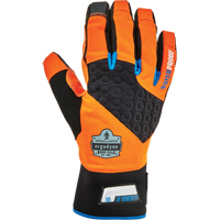 ProFlex&reg; 818WP Performance High-Visibility Thermal Waterproof Utility Gloves, Polyurethane Palm, Size Small Planification Entrepots Molloy