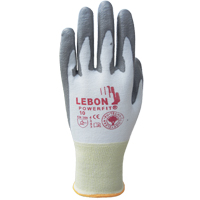 Lebon PowerFit&reg; Cut Resistant Gloves, Size Large/9, 13 Gauge, Polyurethane Coated, Polyethylene Shell, ASTM ANSI Level A2/EN 388 Level B Planification Entrepots Molloy