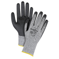 Gants &eacute;lastiques sans coutures r&eacute;sistants &agrave; la coupe, Taille T-Grand/10, Calibre 13, Rev&ecirc;tement Polyur&eacute;thane, Enveloppe en PEHP, ANSI/ISEA 105 niveau 2/EN 388 niveau 3 Planification Entrepots Molloy