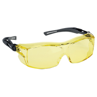 Dynamic OTG Extra Series Safety Glasses, Amber Lens, Anti-Fog/Anti-Scratch, ANSI Z87+/Meets/Exceeds CSA Z94.3 Planification Entrepots Molloy