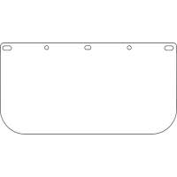Visi&egrave;re pour &eacute;cran facial Dynamic, PETG, Teinte Transparent Planification Entrepots Molloy