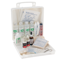 Trousse de premiers soins des brûlures pour soudeurs Dynamic, Dispositif m&eacute;dical Classe 1, Boîte en plastique Planification Entrepots Molloy