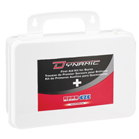 Dynamic™ Industrial Burn First Aid Kit, 16-unit Plastic Box, Class 2 SGB139 | Planification Entrepots Molloy