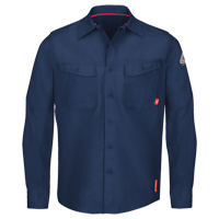 IQ Endurance&reg; Men's Work Shirts, Small, Navy Blue Planification Entrepots Molloy
