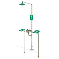 Douche et douche oculaire prot&eacute;g&eacute;es contre le gel Planification Entrepots Molloy