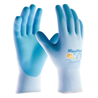 Gants enduits ultra l&eacute;gers MaxiFlex ATG, 6/T-petit, R&ecirc;vetement Mousse de nitrile, Calibre 15, Enveloppe en Nylon Planification Entrepots Molloy