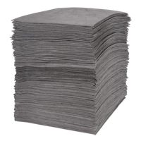Premium Meltblown Sorbent Pads, Universal, 15" x 18", 30 gal. Absorbancy Planification Entrepots Molloy