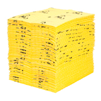 Premium Caution Pads, Universal, 15" x 18", 24.4 gal. Absorbancy Planification Entrepots Molloy