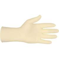 Gants de calibre industriel, Petit, Latex, 5 mils, Sans poudre, Blanc Planification Entrepots Molloy