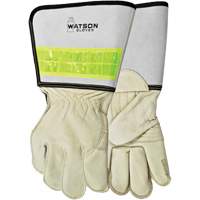 Circuit Breaker Linesman Welding Gloves, Grain Cowhide, Size Medium Planification Entrepots Molloy