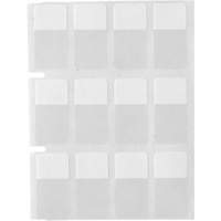 Core Series Self-Laminating Wire & Cable Labels, Vinyl, 0.5" L x 0.75" H, Clear Planification Entrepots Molloy