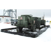 Insta-Berm L-Rod, 748 US gal. Capacity, 10' W x 10' L x 12" H, L-Bracket Planification Entrepots Molloy