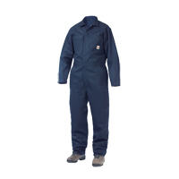 Unlined Coveralls, Men's, Navy Blue, Size Large Planification Entrepots Molloy