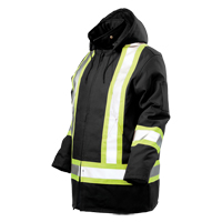 Safety Parka, Black, Large Planification Entrepots Molloy