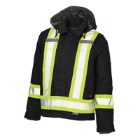 Safety Jacket, Black, Large Planification Entrepots Molloy