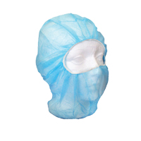 Capuchon de passe-montagne jetable, Polypropyl&egrave;ne, Bleu Planification Entrepots Molloy