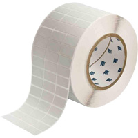 Glossy Rating Plate Labels, Metalized Polyester, 1" L x 0.5" H, Silver Planification Entrepots Molloy