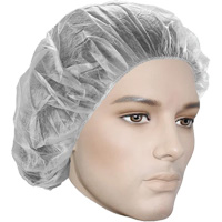 Bouffant Caps, Polypropylene, 18", White Planification Entrepots Molloy
