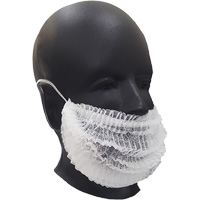 Beard Covers, Polypropylene, White Planification Entrepots Molloy